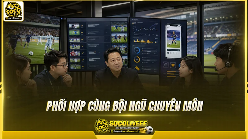 CEO Nguyễn Tấn Nam phối hợp cùng đội ngũ nhân sự Socolivetv CEO Nguyễn Tấn Nam phối hợp cùng đội ngũ nhân sự Sutbongtv