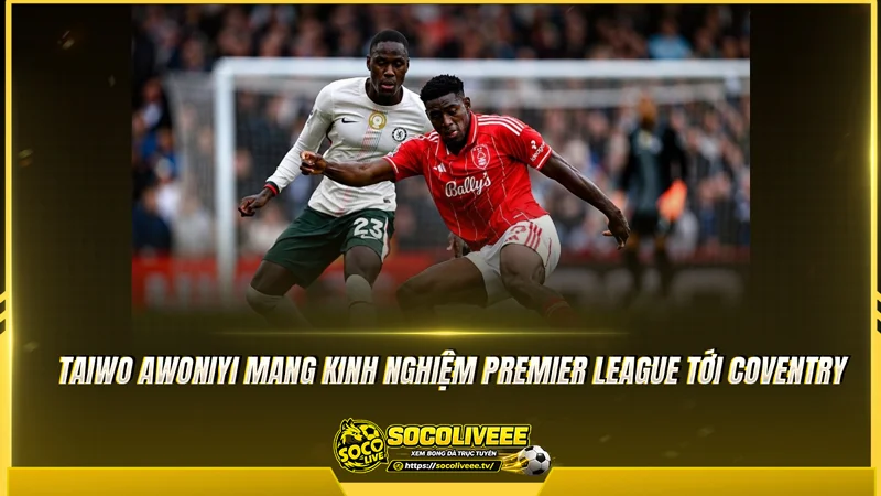 Taiwo Awoniyi mang kinh nghiệm Premier League tới Coventry Taiwo Awoniyi mang kinh nghiệm Premier League tới Coventry