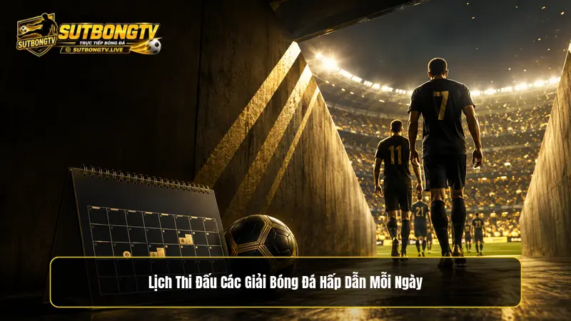 Lịch thi đấu các giải bóng đá hấp dẫn được cập nhật mỗi ngày