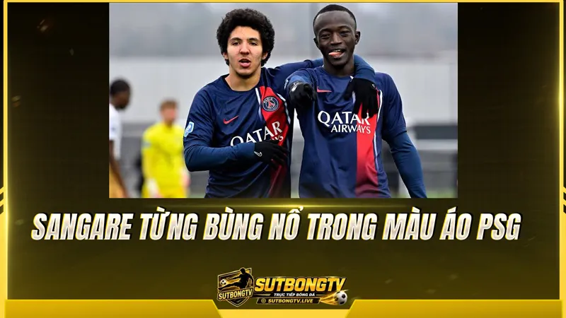 Sangare từng bùng nổ trong màu áo PSG Sangare từng bùng nổ trong màu áo PSG
